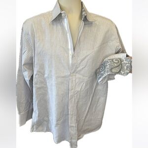 English laundry men’s button down striped shirt 16.5 34/35
